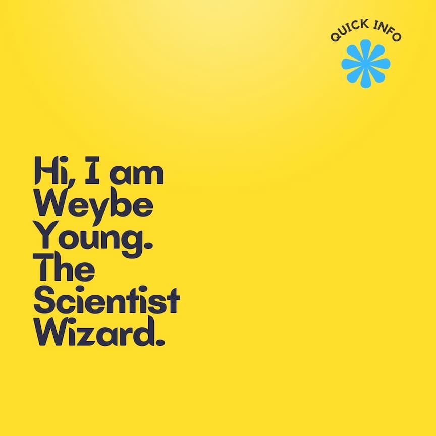weybe young scientist wizard